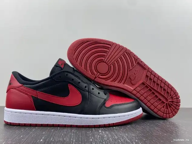 Rep Kickmax Air 1 Low 705329-001 Bred Retro Jordan 0412